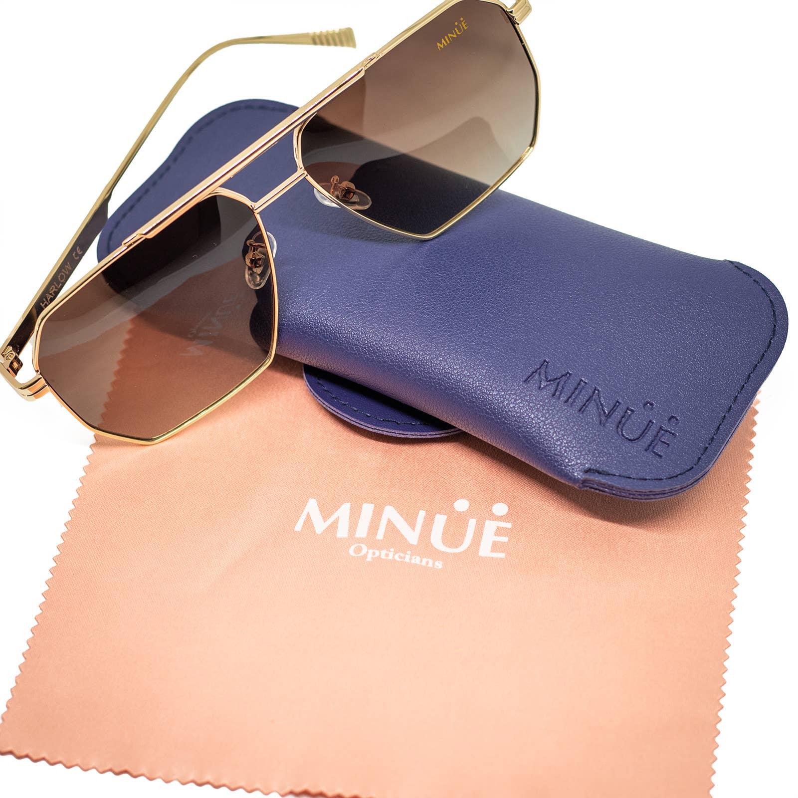 HARLOW GOLD BROWN. Sunglasses