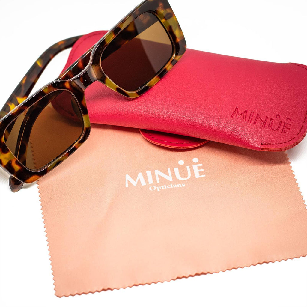 LAWRENCE CAREY. Leopard Sunglasses