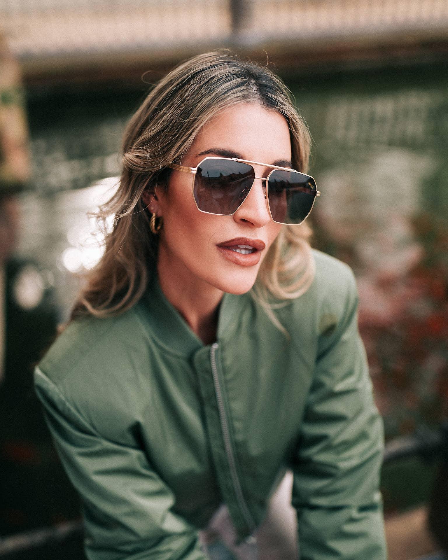 HARLOW GOLD BROWN. Sunglasses