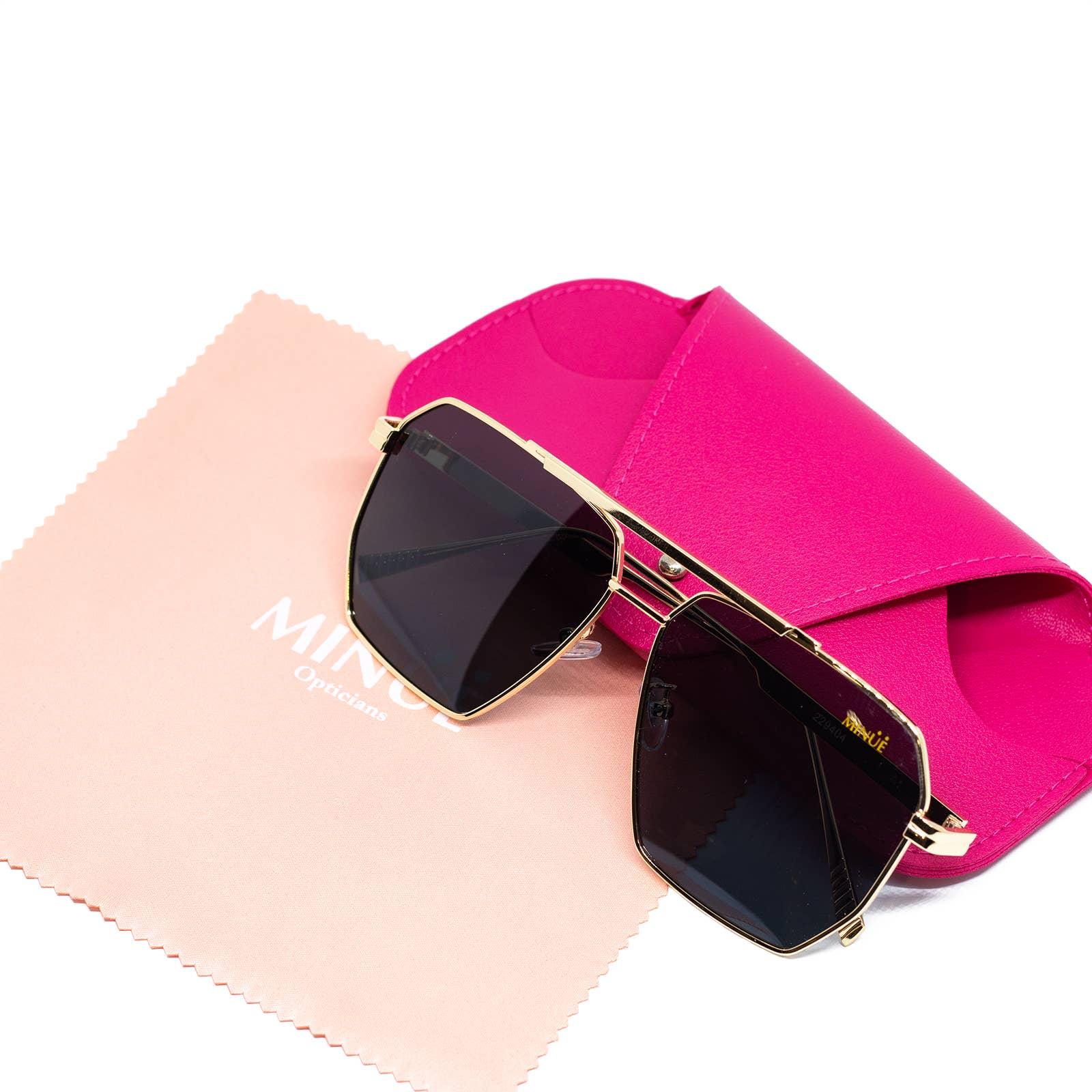 HARLOW GOLD BLACK. Sunglasses