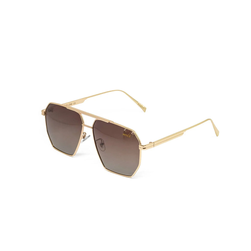 HARLOW GOLD BROWN. Sunglasses